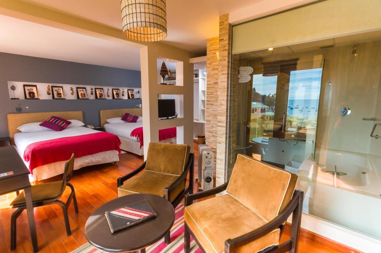 Hotel Rosario Lago Titicaca Копакабана Екстериор снимка
