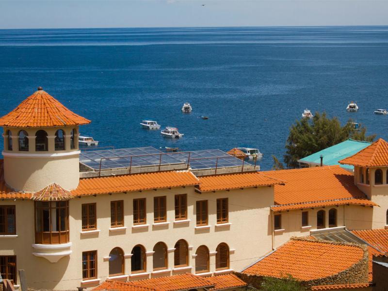 Hotel Rosario Lago Titicaca Копакабана Екстериор снимка